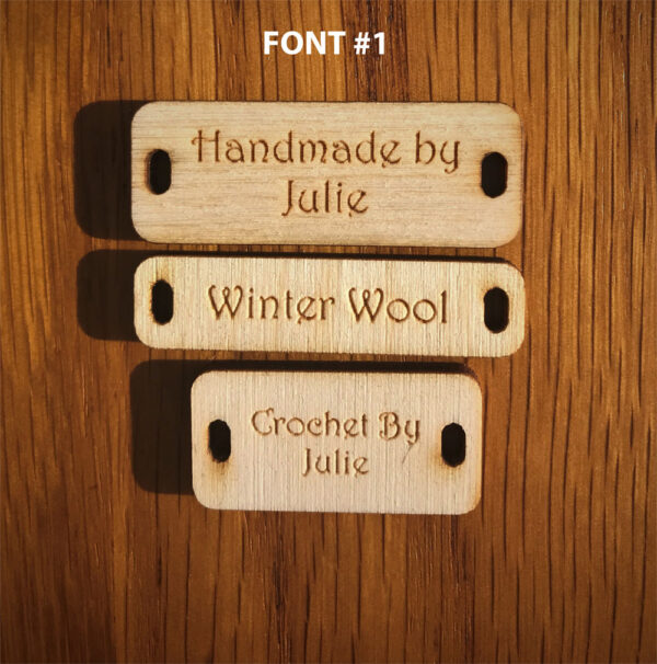 Rectangular Tag Font 1