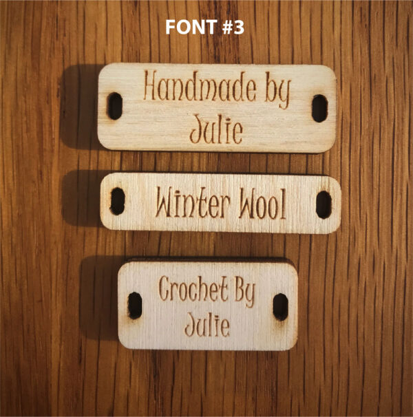 Rectangular Tag Font 3
