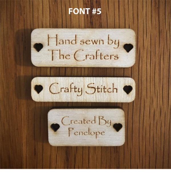 Rectangular Tag Font 5