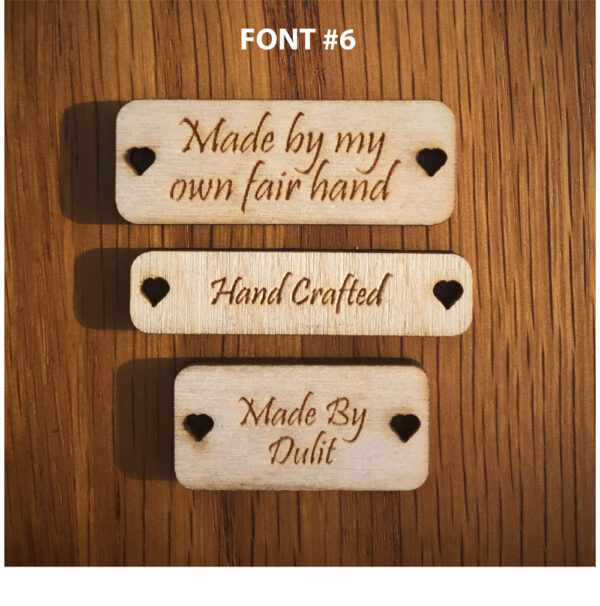 Rectangular Tag Font 6