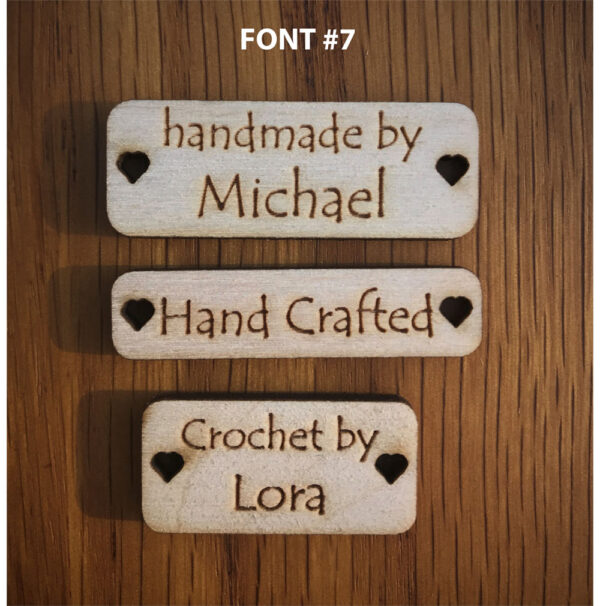 Rectangular Tag Font 7