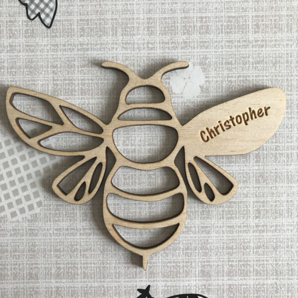 Personalised Bee Name/Gift Tag
