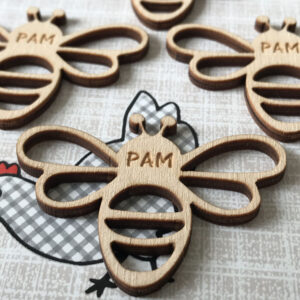 Personalised Bee Name/Gift Tag