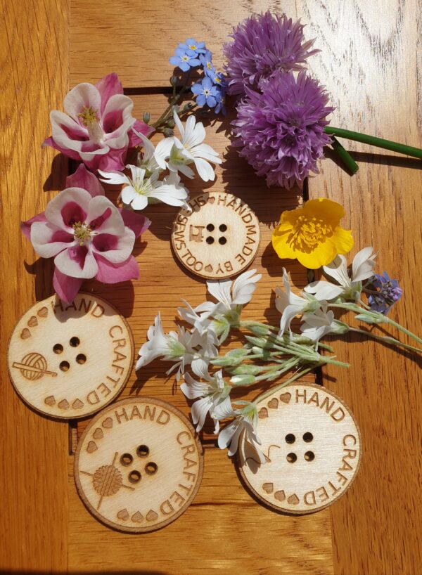 Circular Wooden Crafting Buttons - Image 10