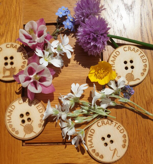 Circular Wooden Crafting Buttons - Image 24