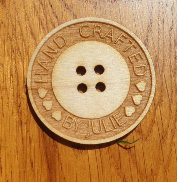 Circular Wooden Crafting Buttons - Image 19