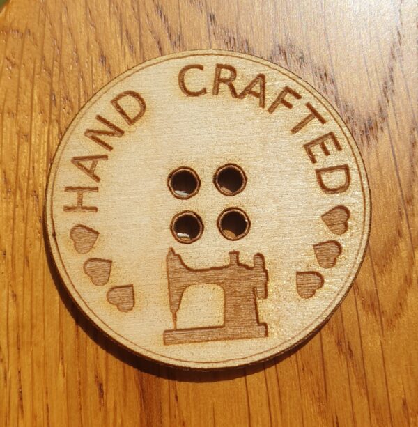 Circular Wooden Crafting Buttons - Image 14