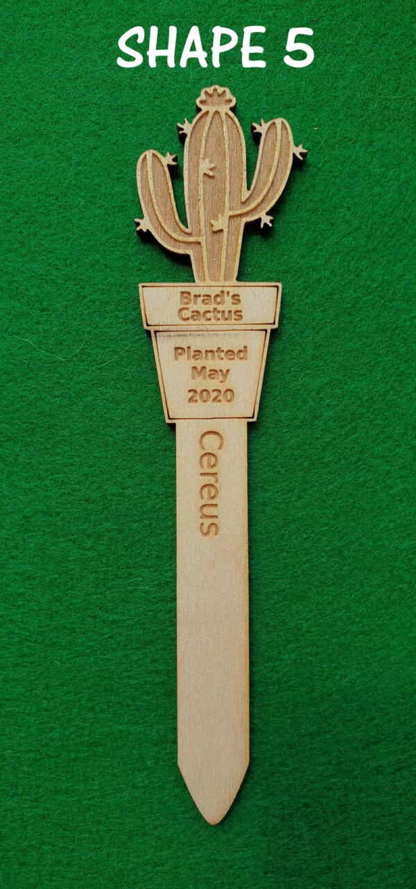 Cactus Tag Shape 5
