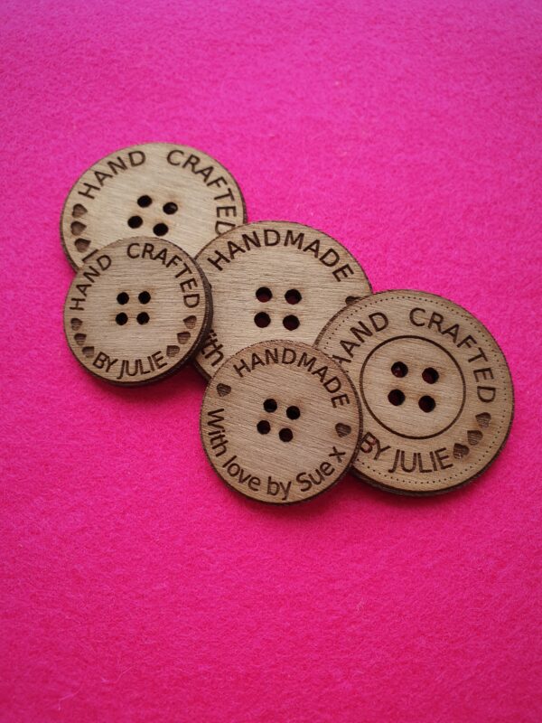 Walnut Circular Button Collection