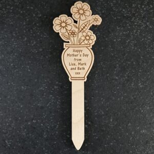 Flowers In Vase Plant Tag