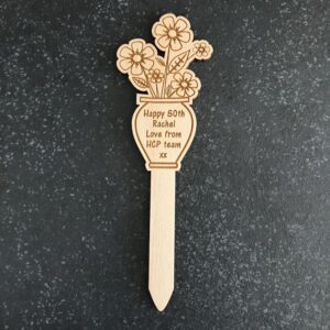 Flowers In Vase Plant Tag