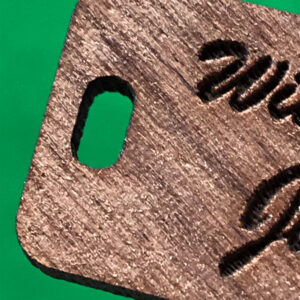 Walnut Oblong Hole