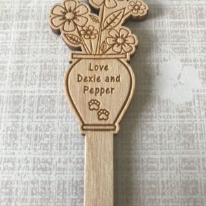 Flowers In Vase Plant Tag