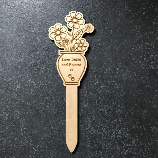 Flowers In Vase Plant Tag