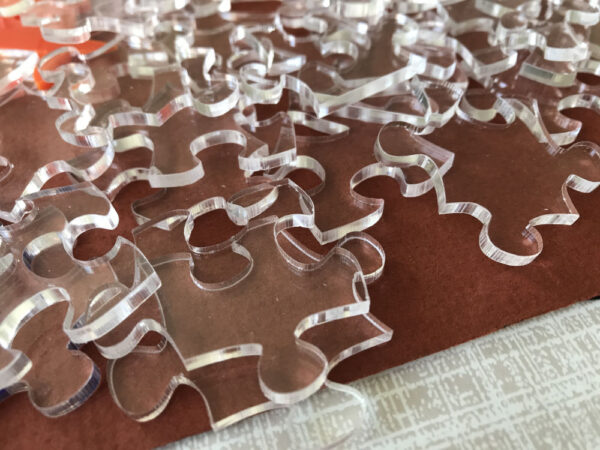 Clear Acrylic Jigsaw Puzzle