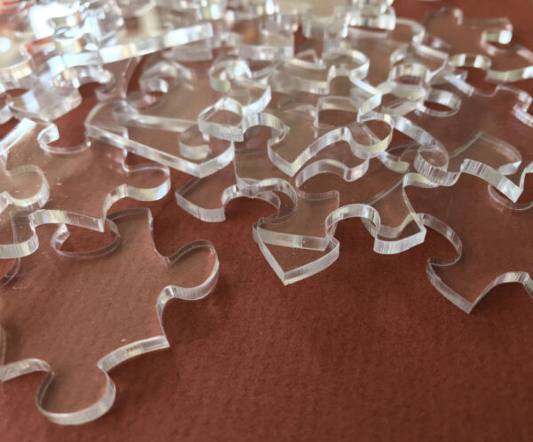 Clear Acrylic Jigsaw Puzzle