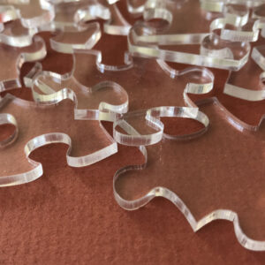 Clear Acrylic Jigsaw Puzzle