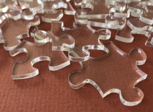 Clear Acrylic Jigsaw Puzzle