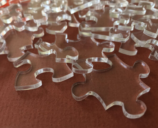 Clear Acrylic Jigsaw Puzzle