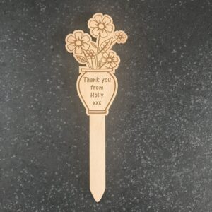 Flowers In Vase Plant Tag