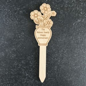 Flowers In Vase Plant Tag