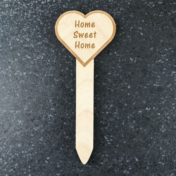 Heart Shaped Plant Tag
