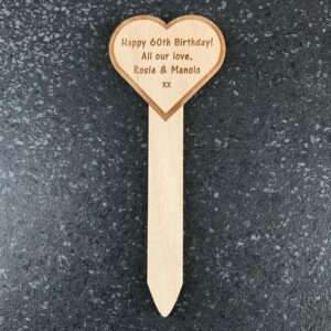 Heart Shaped Plant Tag
