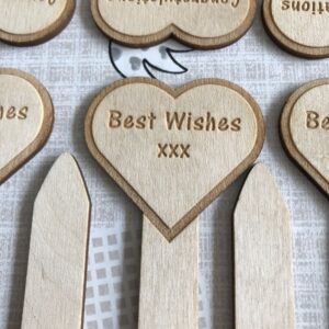 Heart Shaped Plant Tag
