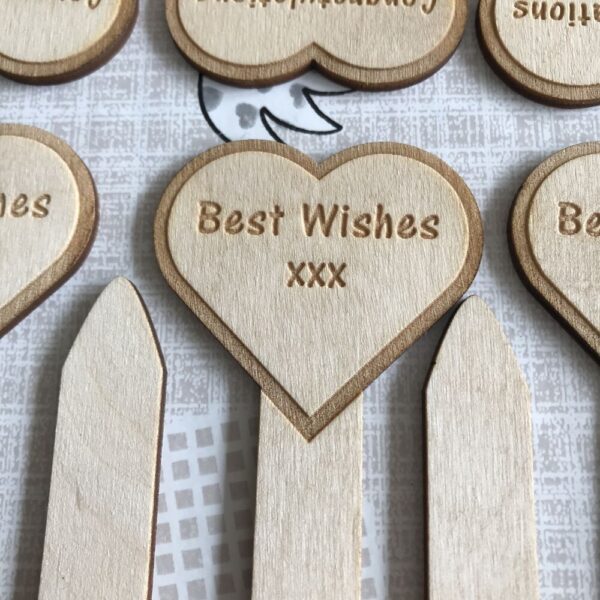 Heart Shaped Plant Tag