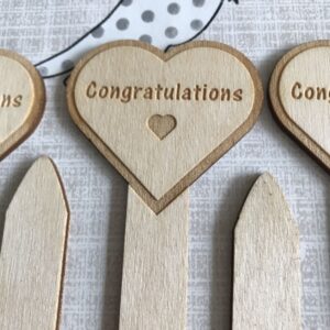 Heart Shaped Plant Tag