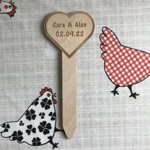 Heart Shaped Plant Tag