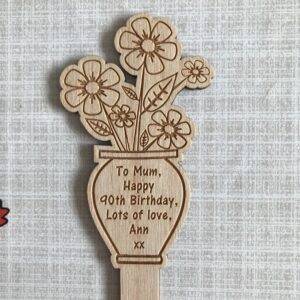 Flowers In Vase Plant Tag