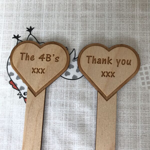 Heart Shaped Plant Tag