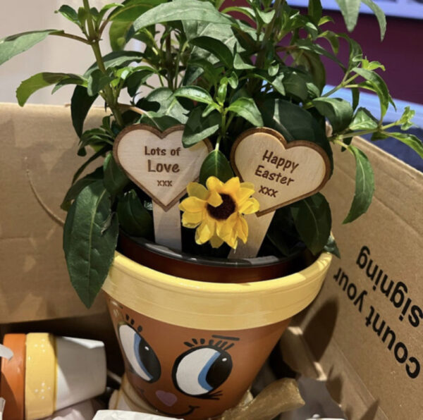 Heart Shaped Plant Tag