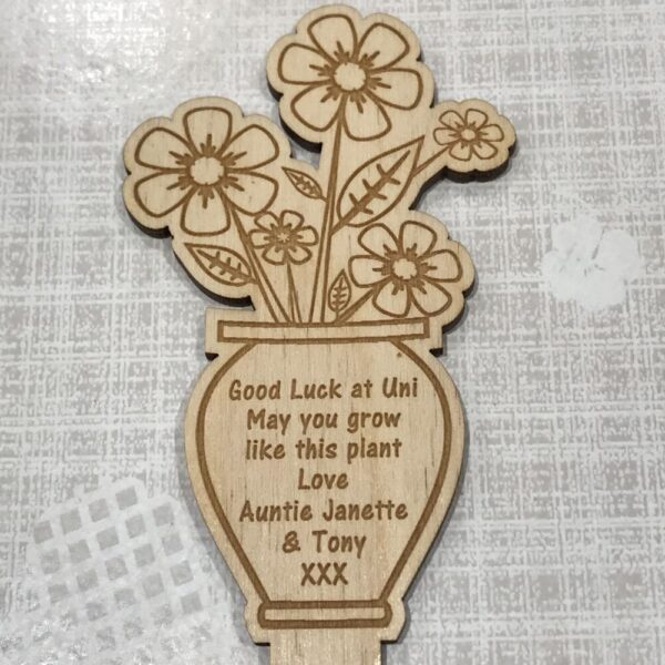 Flowers In Vase Plant Tag