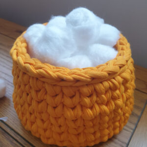 Circular Acrylic Patterned Crochet Base