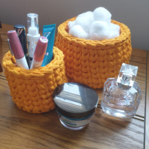 Circular Acrylic Patterned Crochet Base