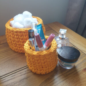 Circular Acrylic Patterned Crochet Base
