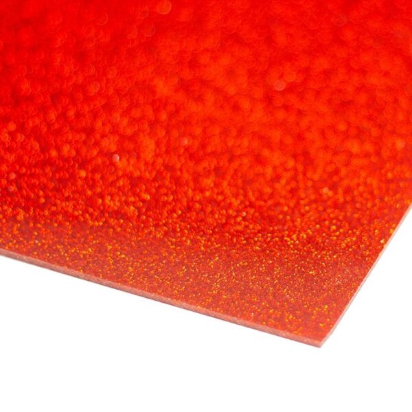 Acrylic Red Glitter