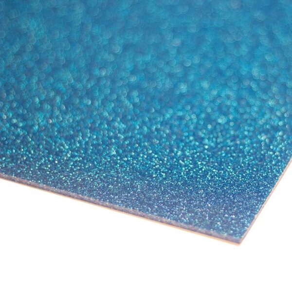 Acrylic Light Blue Glitter