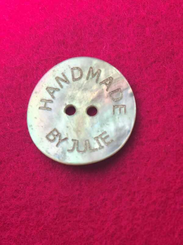 Personalised Mother Of Pearl Buttons