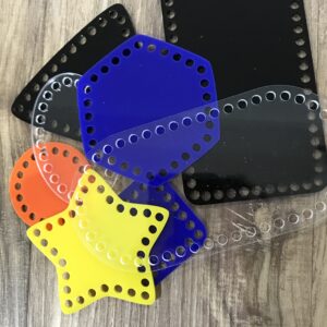 Coloured Acrylic Basket Base