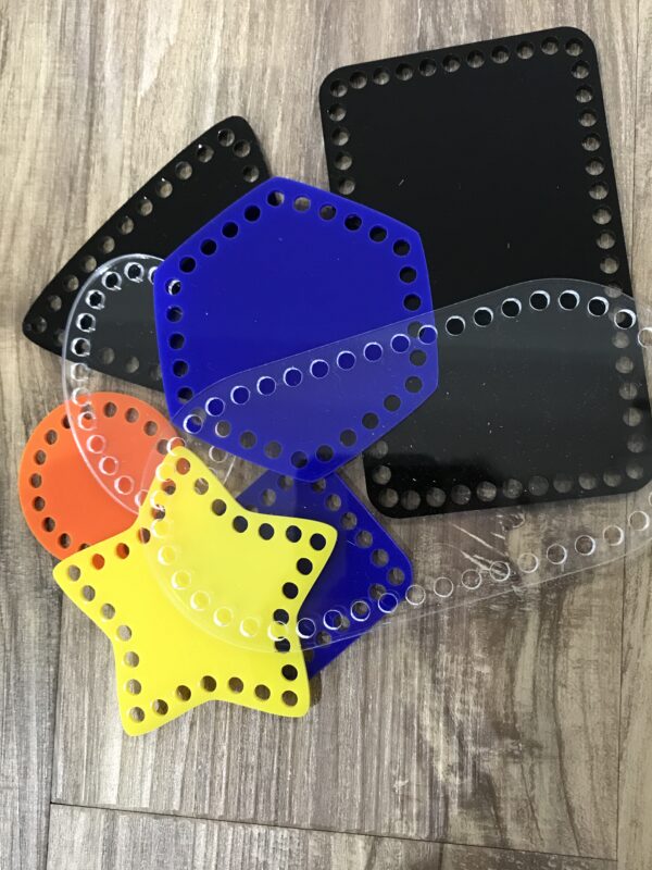 Coloured Acrylic Basket Base