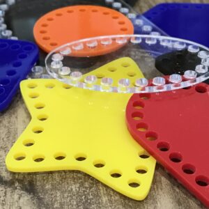Coloured Acrylic Basket Base