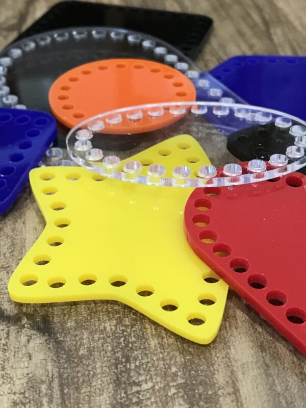 Coloured Acrylic Basket Base
