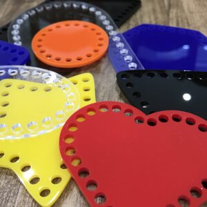 Coloured Acrylic Basket Base
