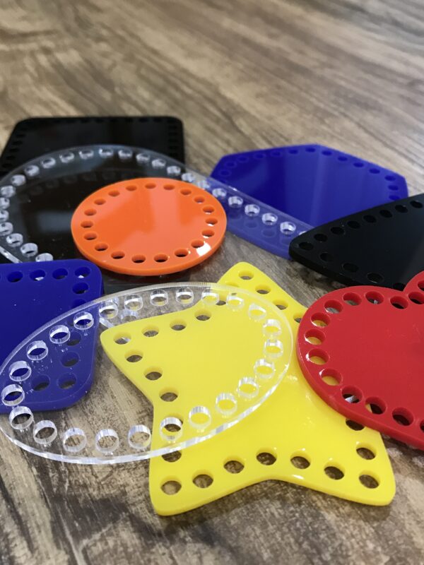 Coloured Acrylic Basket Base
