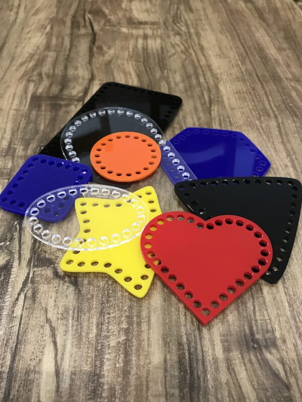 Coloured Acrylic Basket Base