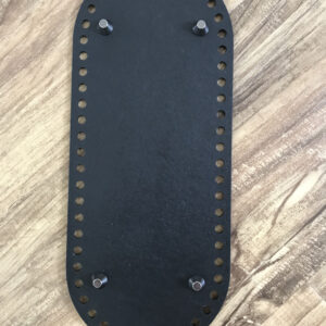 Leather Base With Black Feet