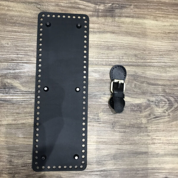 Leather Bag Base With Matching Buckle Fastener